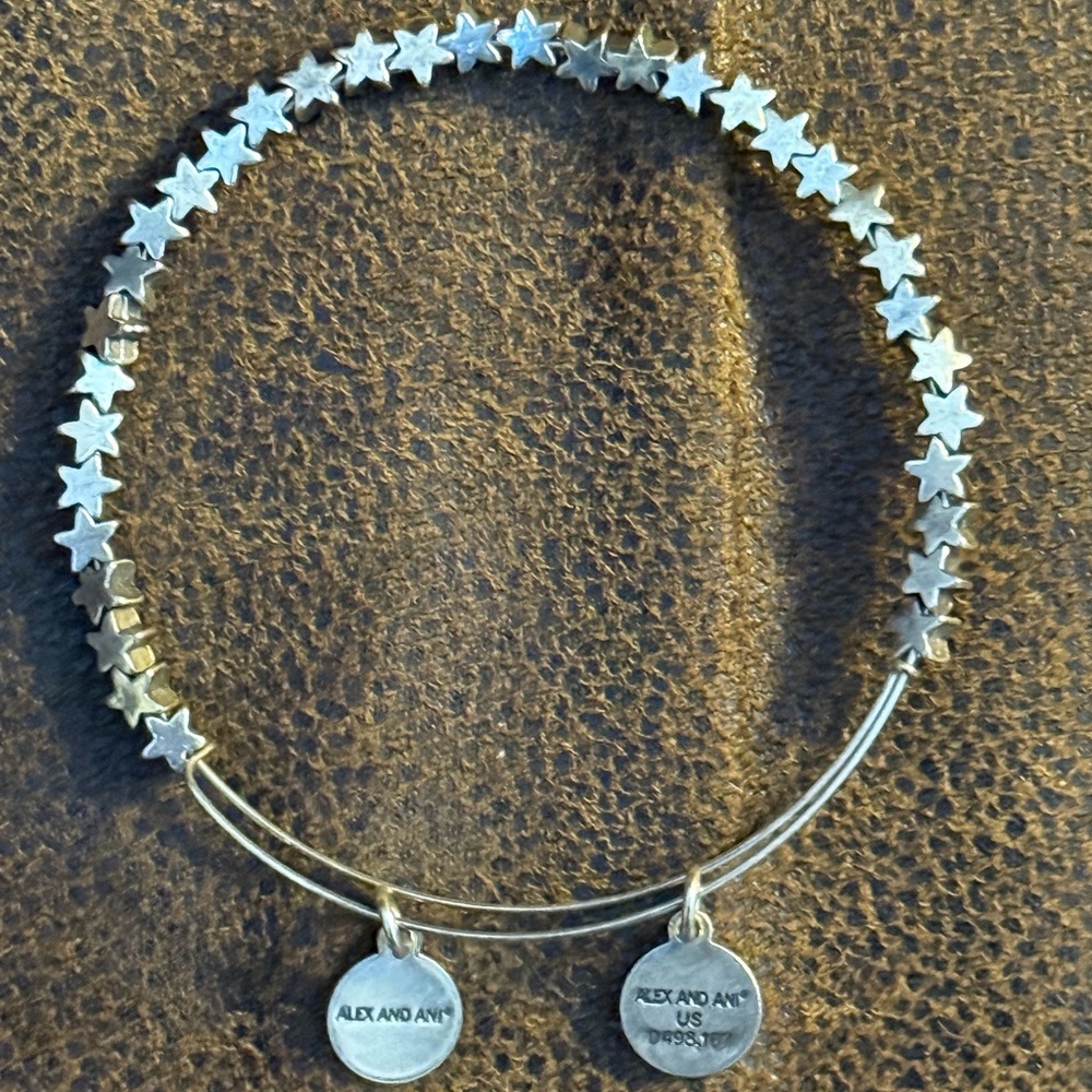 Alex and Ani Silver Star Bracelet